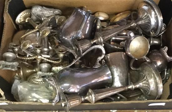 Qty of mixed silver plate